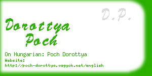 dorottya poch business card